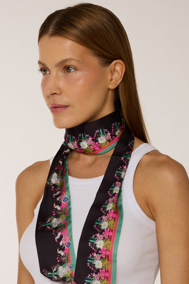 Twilly Elefante Moldura em cetim de poliéster | 8x130cm