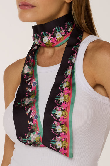 Twilly Elefante Moldura em cetim de poliéster | 8x130cm