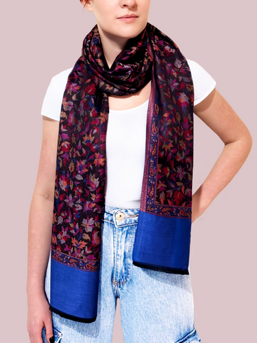 Pashmina Arabesco em modal com seda indiana | 041