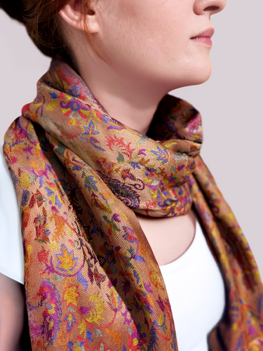 Pashmina Arabesco em modal com seda indiana | 042