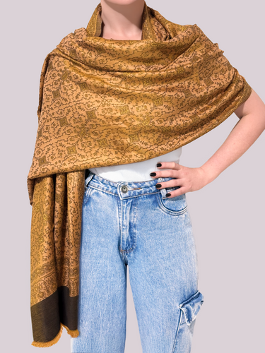 Pashmina Arabesco em modal com seda indiana | 043