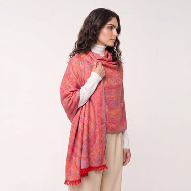 Pashmina Arabesco em modal com seda indiana | 073