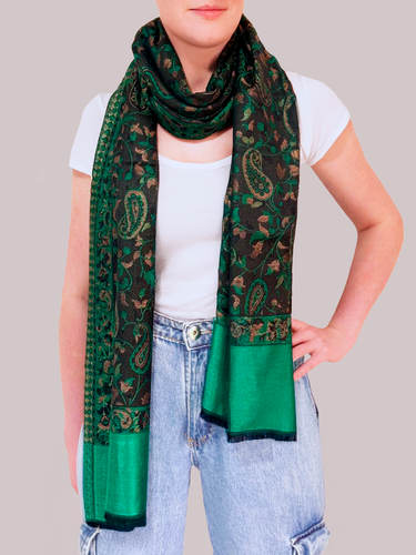 Pashmina Arabesco em modal com seda indiana | 035