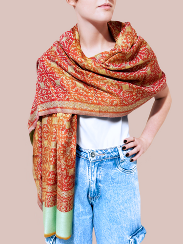 Pashmina Arabesco em modal com seda indiana | 046