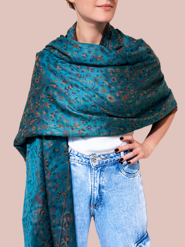 Pashmina Arabesco em modal com seda indiana | 047