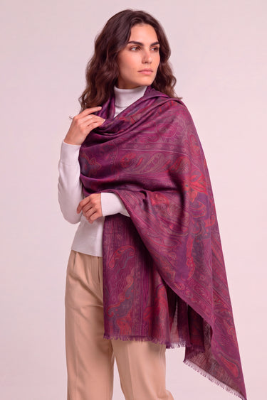 Pashmina Arabesco em modal com seda indiana | 074