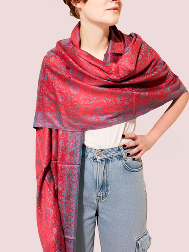 Pashmina Arabesco em modal com seda indiana | 052