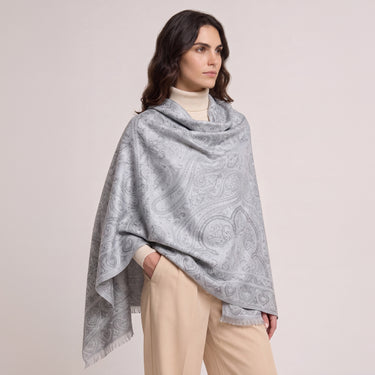 Pashmina Arabesco em modal com seda indiana | 077