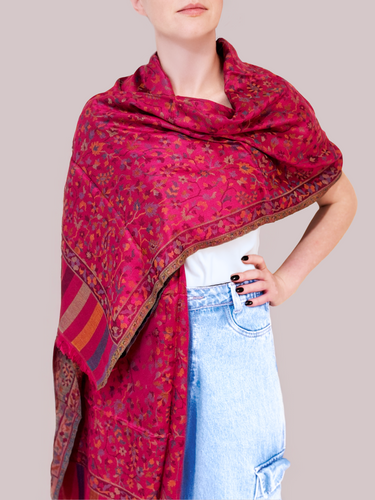 Pashmina Arabesco em modal com seda indiana | 036