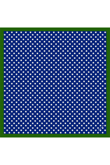 Lenço Estrela em cetim de poliéster | 90x90cm
