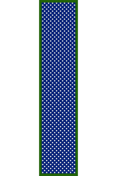 Echarpe Estrela em mousseline de poliéster | 45x210cm