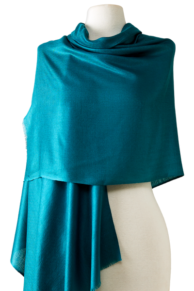   - CASHMERE DIAMANTE VERDE PETRÓLEO | 70X200CM- Scarf Me 