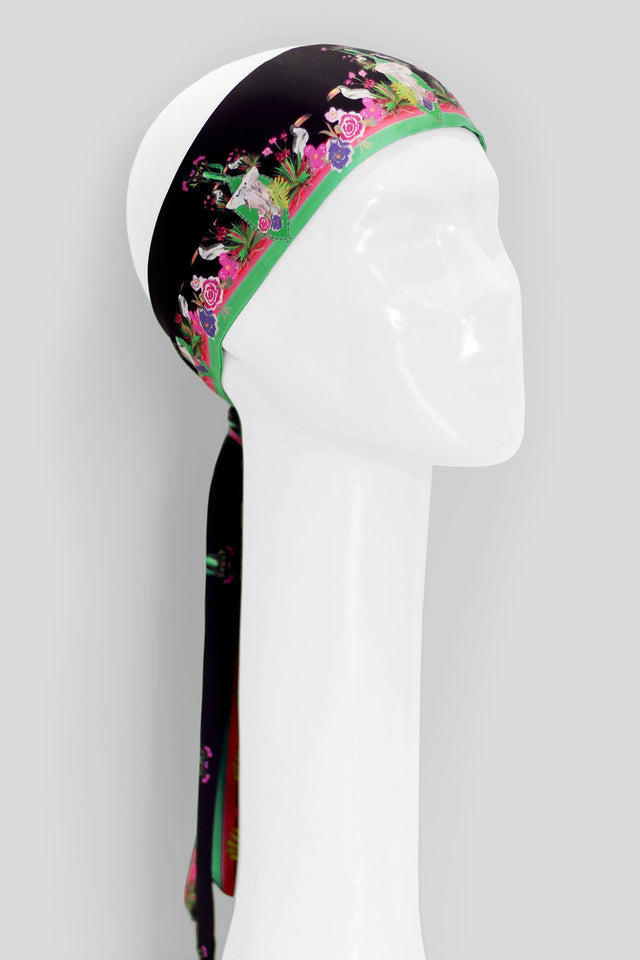   - FAIXA TWILLY SCARF ME ELEFANTE MOLDURA / CETIM POLIÉSTER- Scarf Me 