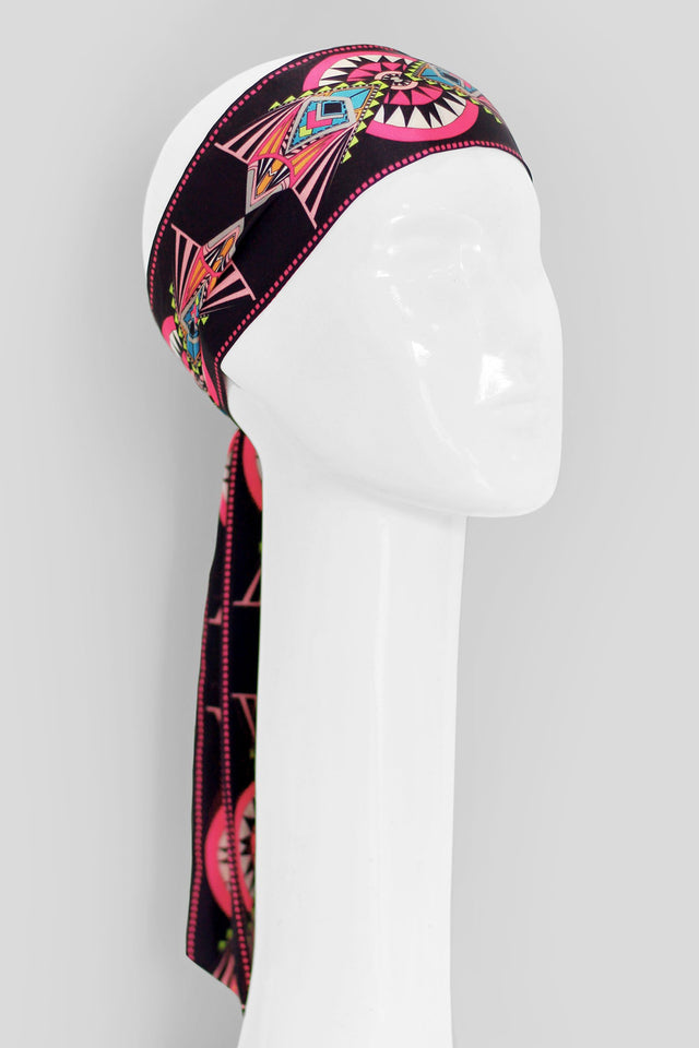   - FAIXA TWILLY SCARF ME GEOMETRICO TRIBAL / CETIM POLIÉSTER- Scarf Me 