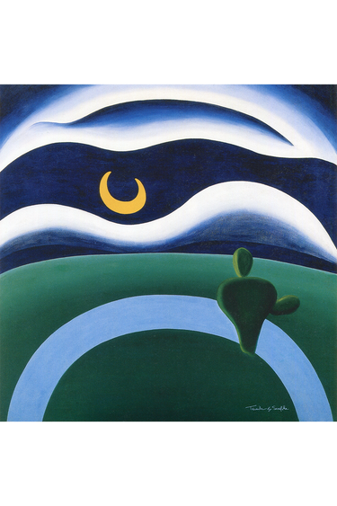 Lenço A Lua em cetim de poliéster | 70x70cm