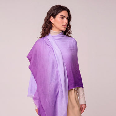 Cashmere Degradê roxo