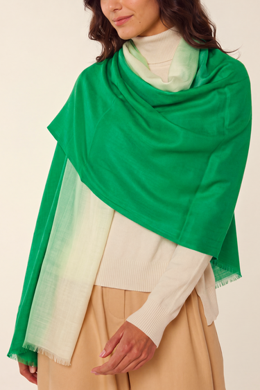 Cashmere Degradê verde bandeira