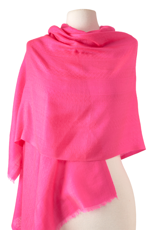   - Cashmere Baby pink neon- Scarf Me 