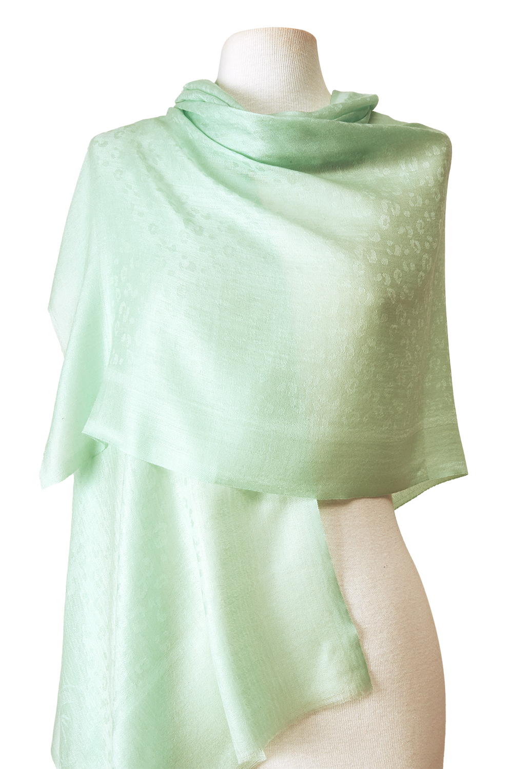   - Cashmere Baby verde claro- Scarf Me 