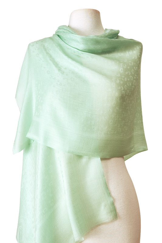   - Cashmere Baby verde claro- Scarf Me 