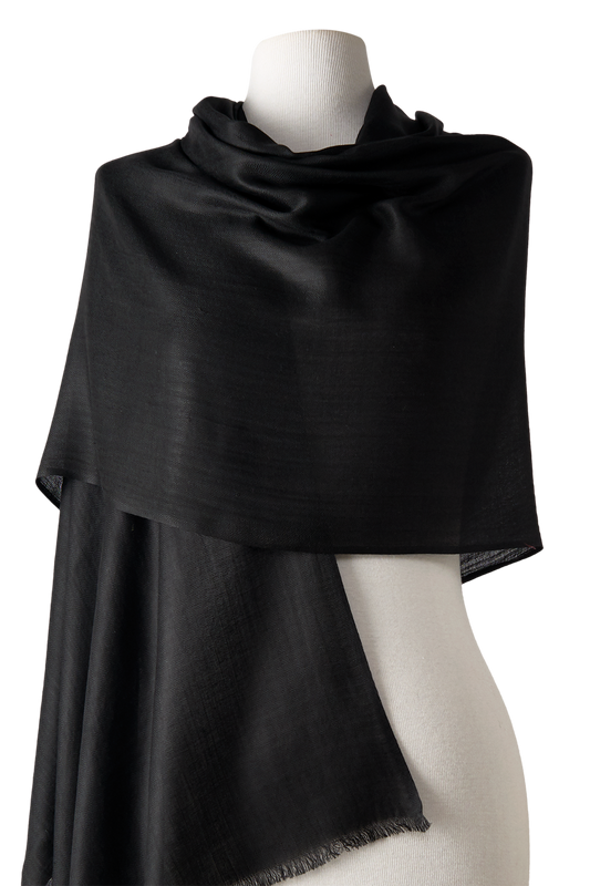   - Cashmere Diamante preto- Scarf Me 