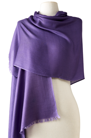 Purple diamond cashmere - Scarf Me