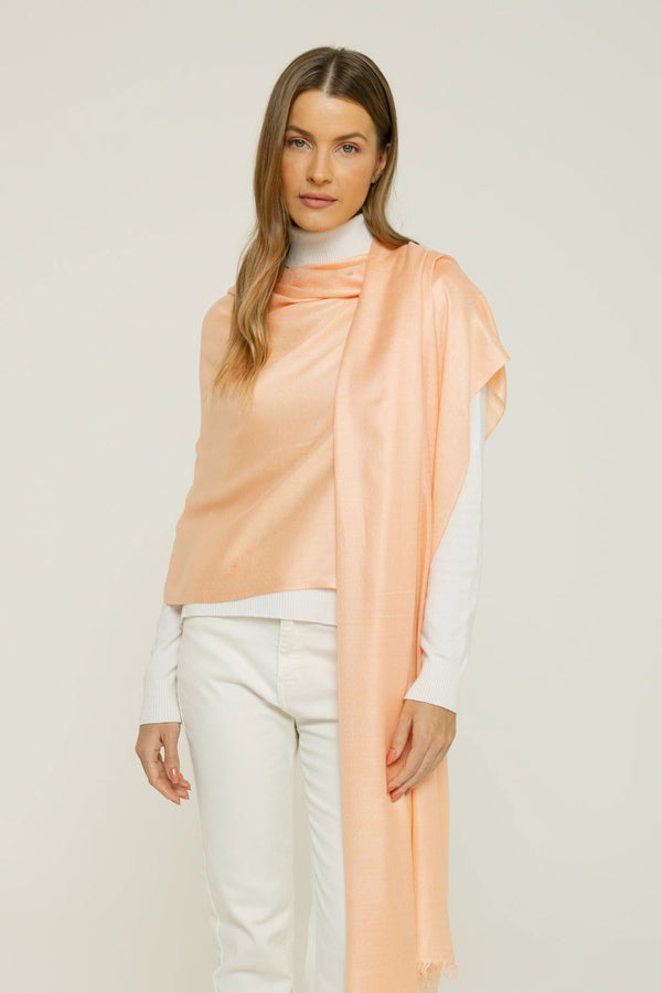 Salmon diamond cashmere - Scarf Me