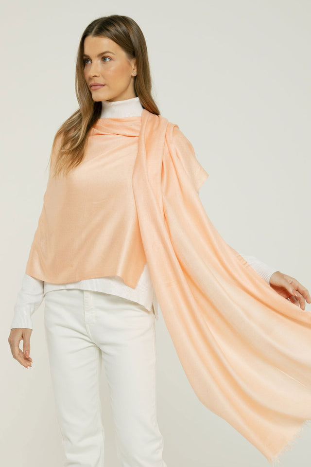   - Cashmere Diamante salmon- Scarf Me 
