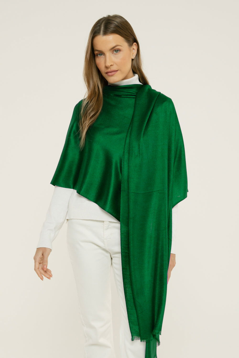   - Cashmere Diamante verde bandeira- Scarf Me 