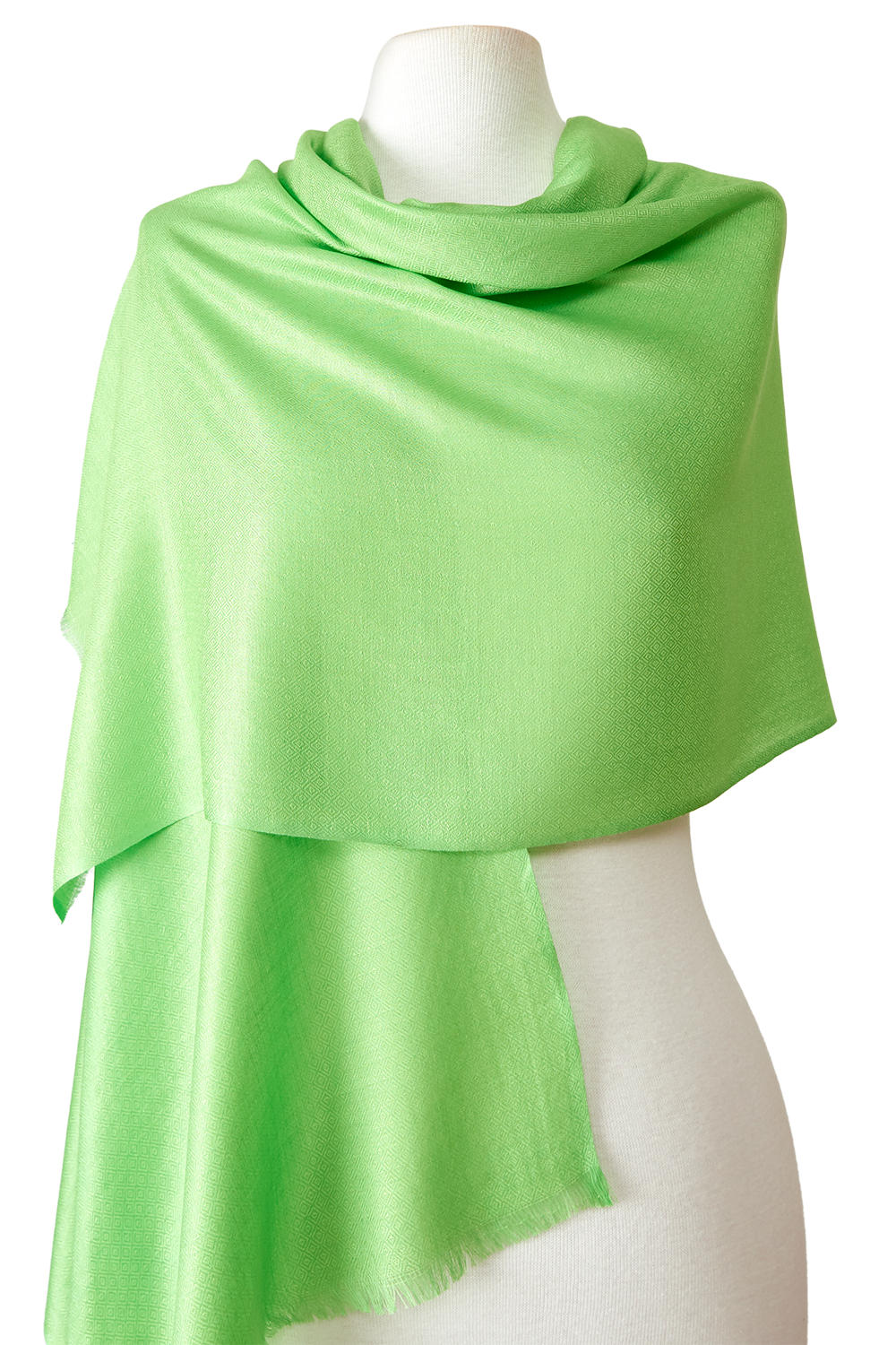   - Cashmere Diamante verde claro- Scarf Me 