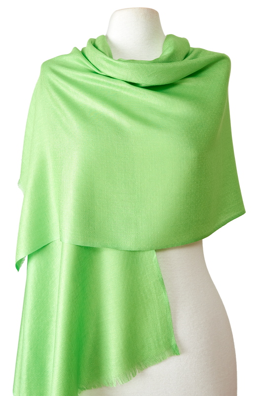   - Cashmere Diamante verde claro- Scarf Me 