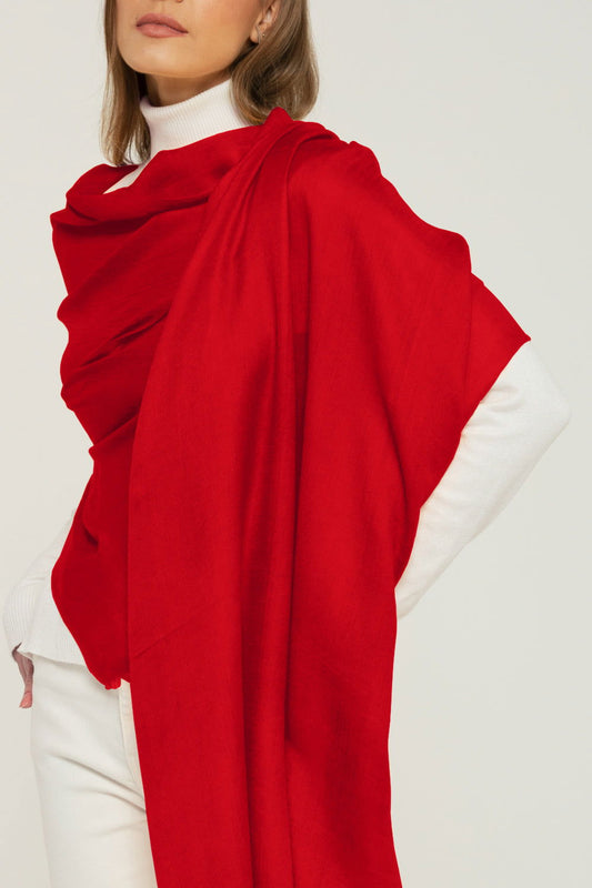   - Cashmere Diamante vermelho- Scarf Me 