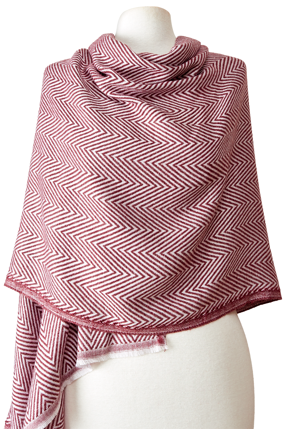   - Cashmere Espinha de peixe vinho- Scarf Me 