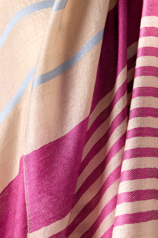   - Cashmere Gold detalhe rosa | 70X200cm- Scarf Me 