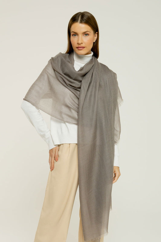   - Cashmere Himalaia cinza- Scarf Me 