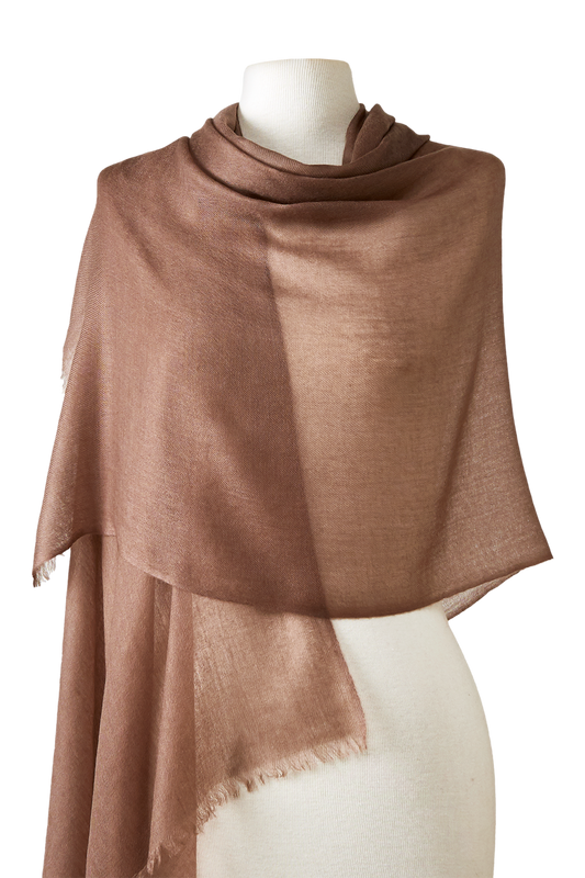   - Cashmere Himalaia marrom- Scarf Me 