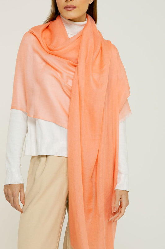   - Cashmere Himalaia salmon- Scarf Me 