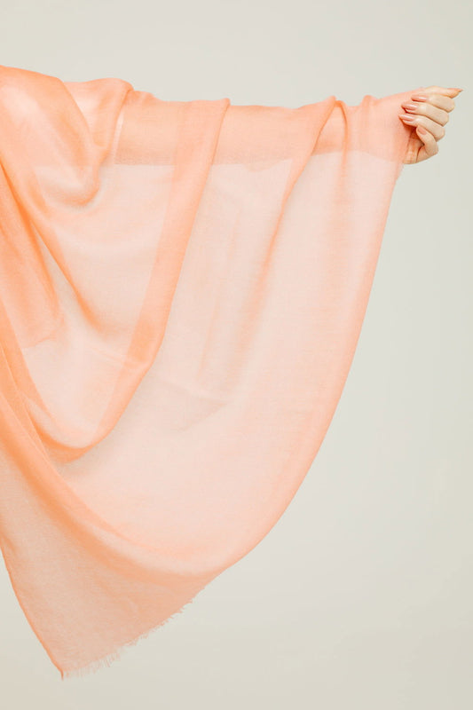   - Cashmere Himalaia salmon- Scarf Me 