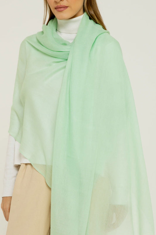   - Cashmere Himalaia verde- Scarf Me 