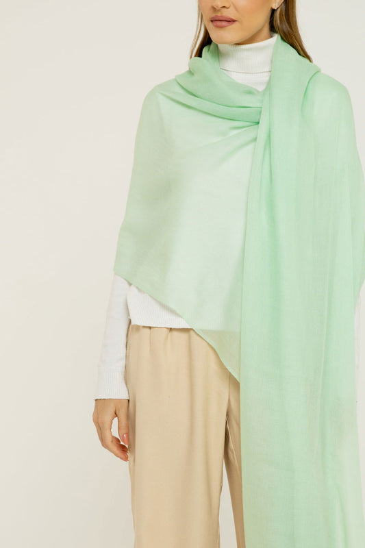   - Cashmere Himalaia verde- Scarf Me 