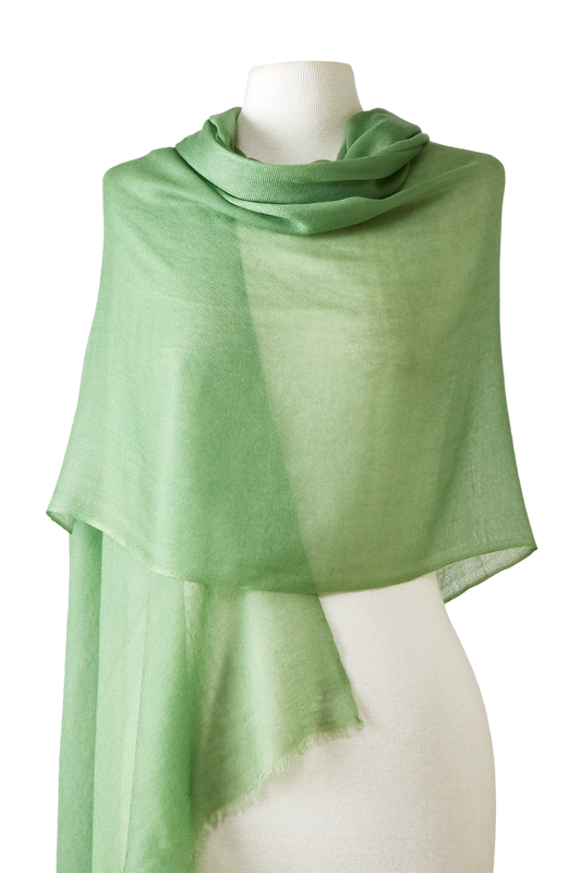   - Cashmere Himalaia verde- Scarf Me 