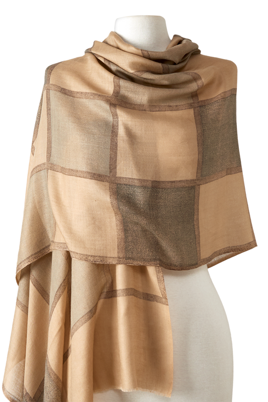   - Cashmere estampado Aja caqui- Scarf Me 