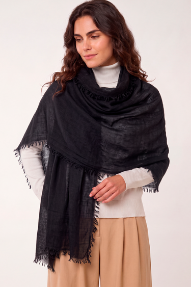 Cashmere Knit Felted preto
