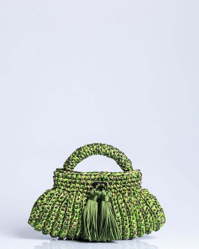   - Clutch Cantiga verde | Catarina Mina- Scarf Me 