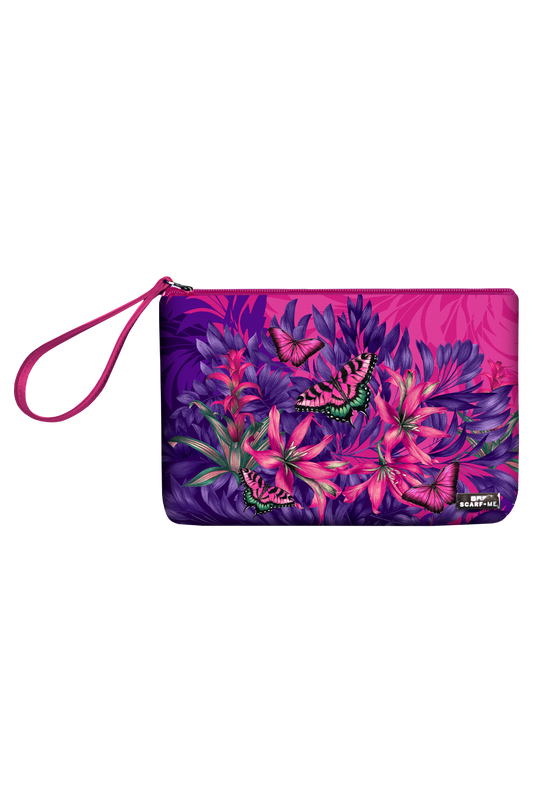   - Clutch transversal Pink Purple- Scarf Me 