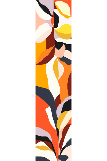 Echarpe Kate em mousseline de poliéster | 45x210cm