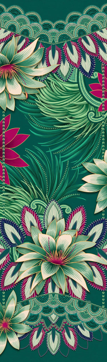   - Echarpe Alegoria em mousseline de seda | 60x210cm- Scarf Me 