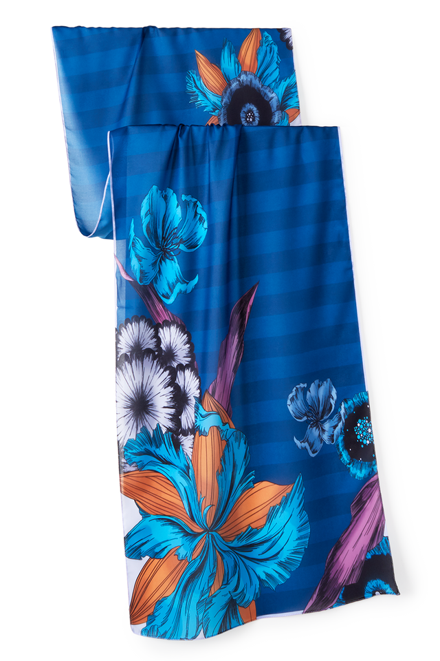   - Echarpe Chloe em mousseline de poliéster | 45X210cm- Scarf Me 