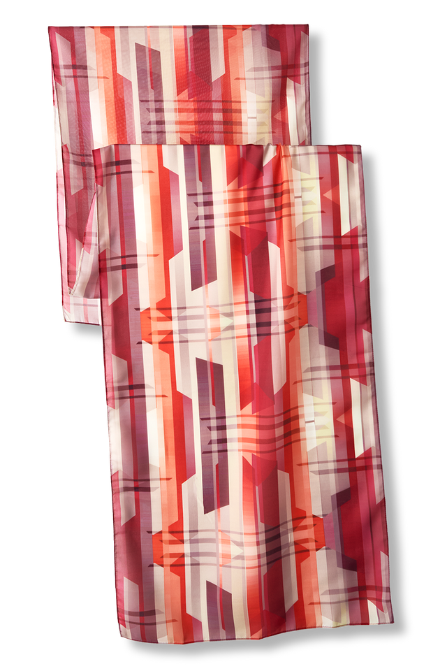   - Echarpe Galeria em mousseline de poliéster | 45x210cm- Scarf Me 