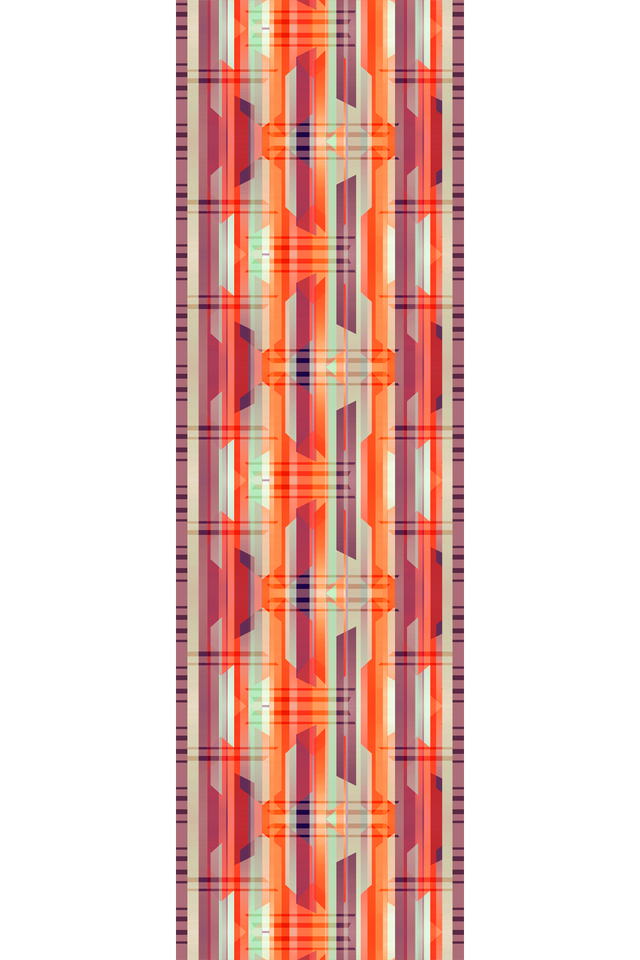   - Echarpe Galeria em mousseline de poliéster | 45x210cm- Scarf Me 